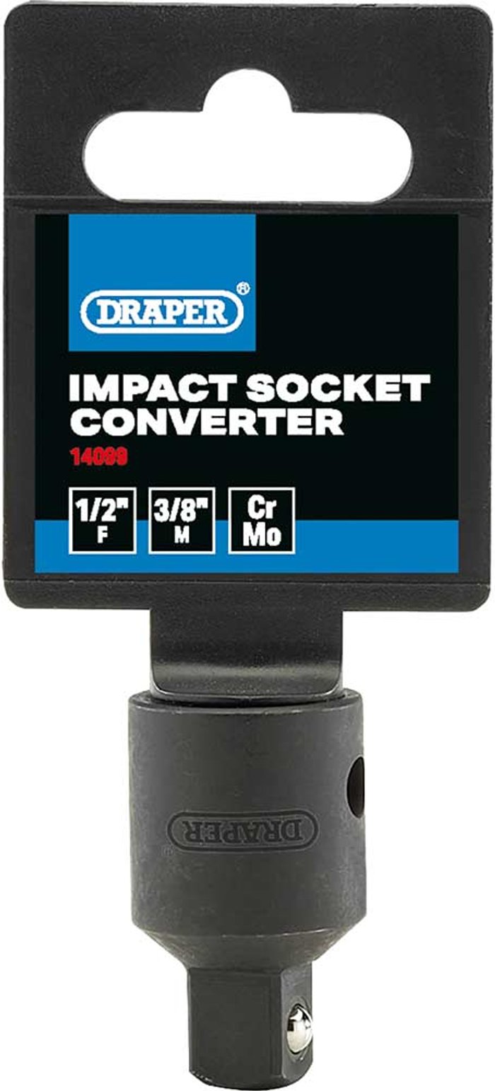 Tooled Up | Draper Draper Expert Impact Socket Converter 1/2 Draper Draper Expert Impact Socket Converter 1/2