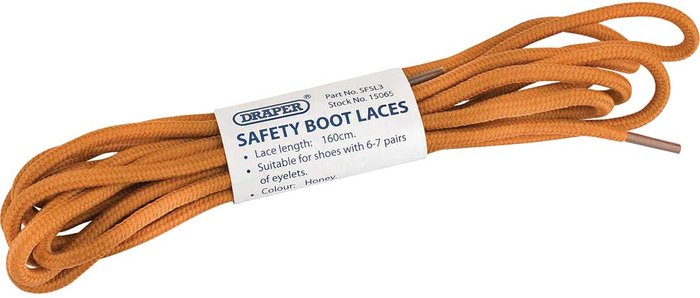 Tooled Up | Draper Draper Boots Laces for 6 - 7 Eyelet Boots Honey Draper Draper Boots Laces for 6 - 7 Eyelet Boots Honey