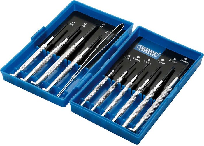 Tooled Up | Draper Draper 11 Piece Precision Screwdriver Set Draper Draper 11 Piece Precision Screwdriver Set