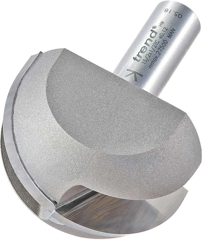 Tooled Up | Trend Trend Radius Router Cutter 50.8mm 31.7mm 1/2 Trend Trend Radius Router Cutter 50.8mm 31.7mm 1/2