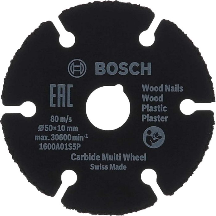 Tooled Up | Bosch Professional Bosch Carbide Multi Wheel for EASYCUTandGRIND 50mm Pack of 1 Bosch Professional Bosch Carbide Multi Wheel for EASYCUTandGRIND 50mm Pack of 1