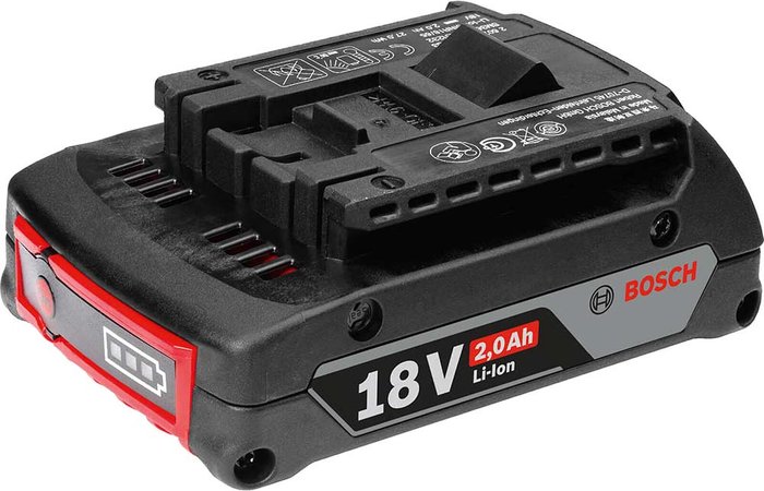 Tooled Up | Bosch Professional Bosch Genuine GBA 18v Cordless CoolPack Li-ion Battery 2ah 2ah Bosch Professional Bosch Genuine GBA 18v Cordless CoolPack Li-ion Battery 2ah 2ah