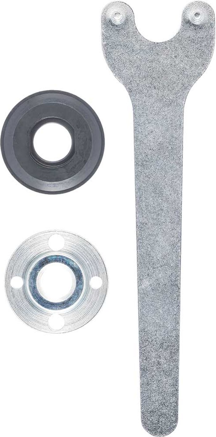 Tooled Up | Bosch Professional Bosch Nut and Spanner Set for Small Angle Grinders Bosch Professional Bosch Nut and Spanner Set for Small Angle Grinders