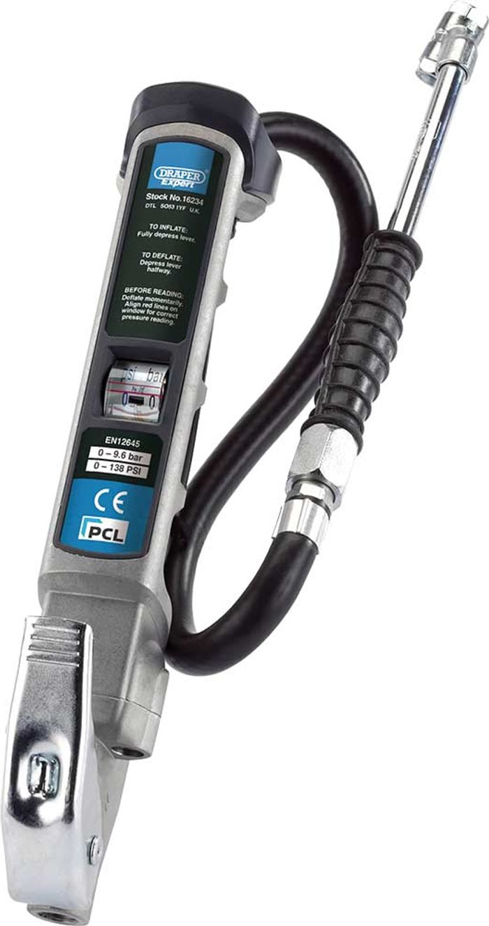 Tooled Up | Draper Draper ALG43 Professional Air Line Inflator Draper Draper ALG43 Professional Air Line Inflator