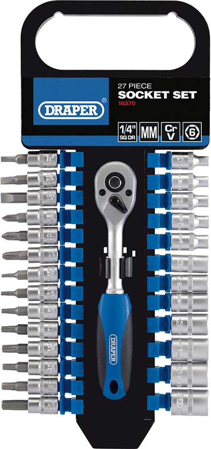 Tooled Up | Draper Draper 27 Piece 1/4 Draper Draper 27 Piece 1/4