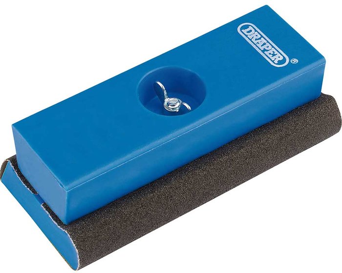 Tooled Up | Draper Draper HSB1 Shaped Mini Sanding Block Draper Draper HSB1 Shaped Mini Sanding Block