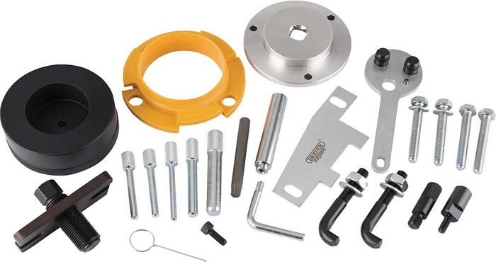 Tooled Up | Draper Draper Engine Timing and Overhaul Kit for Ford and Land Rover Vehicles Draper Draper Engine Timing and Overhaul Kit for Ford and Land Rover Vehicles