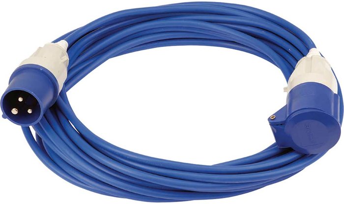 Tooled Up | Draper Draper Extension Trailing Lead 16 amp Blue Cable 240v 14m Draper Draper Extension Trailing Lead 16 amp Blue Cable 240v 14m