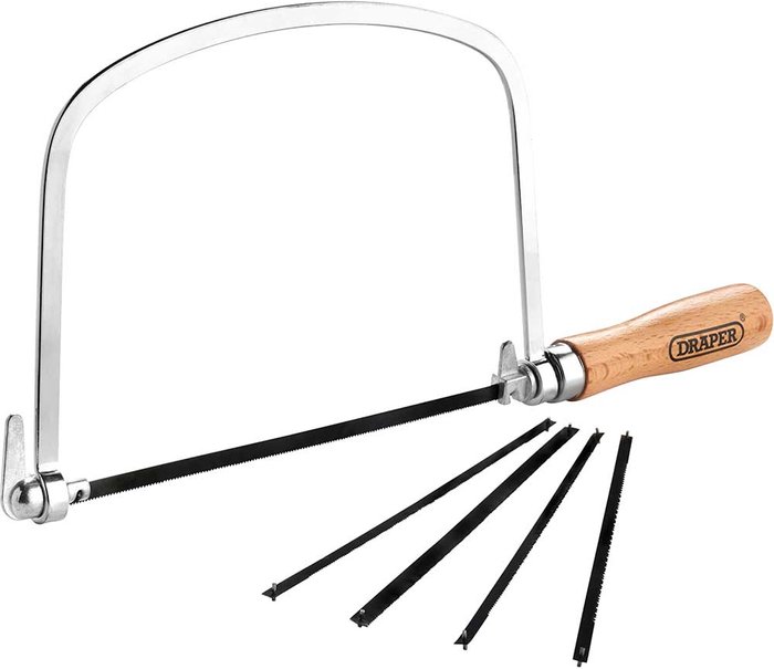 Tooled Up | Draper Coping Saw and 5 Blades (18052) - Draper Draper Coping Saw and 5 Blades (18052) - Draper