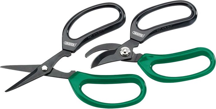 Tooled Up | Draper Draper 2 Piece Soft Grip Garden Scissor Set Draper Draper 2 Piece Soft Grip Garden Scissor Set