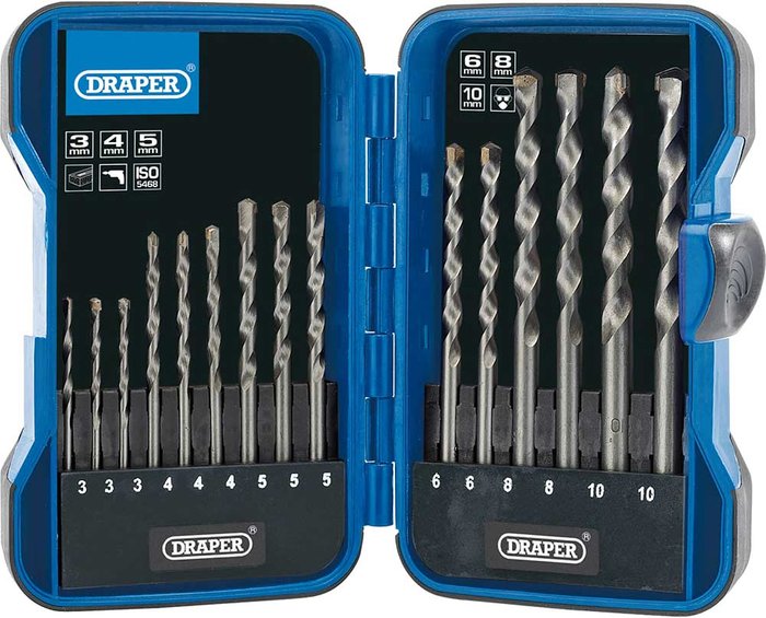 Tooled Up | Draper Draper 15 Piece Masonry Drill Bit Set Draper Draper 15 Piece Masonry Drill Bit Set