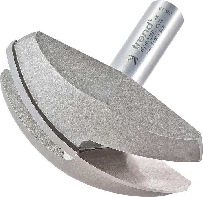 Tooled Up | Trend Trend Dished Radius Panel Router Cutter 73mm 22mm 1/2 Trend Trend Dished Radius Panel Router Cutter 73mm 22mm 1/2