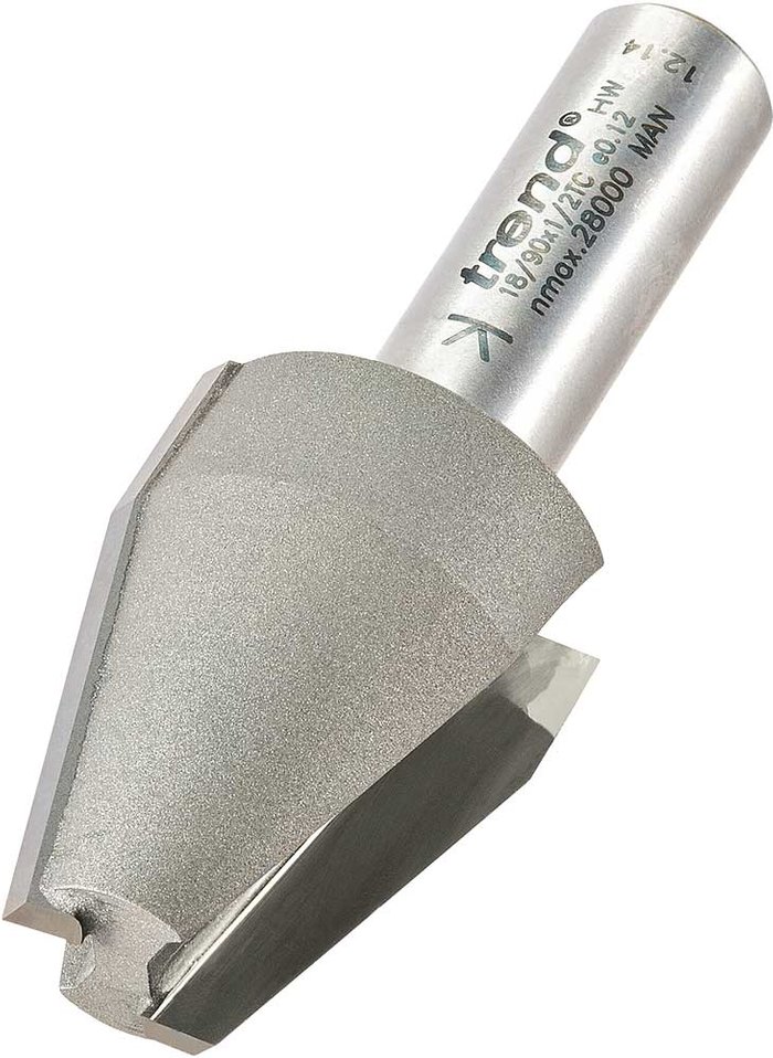 Tooled Up | Trend Trend Vertical Panel Bevel Mould Router Cutter 28.5mm 38mm 1/2 Trend Trend Vertical Panel Bevel Mould Router Cutter 28.5mm 38mm 1/2