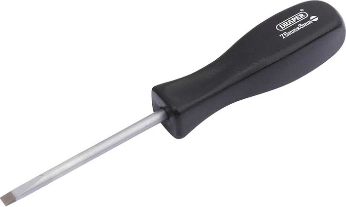 Tooled Up | Draper Draper Expert Mechanics Flared Slotted Screwdriver 5mm 75mm Draper Draper Expert Mechanics Flared Slotted Screwdriver 5mm 75mm