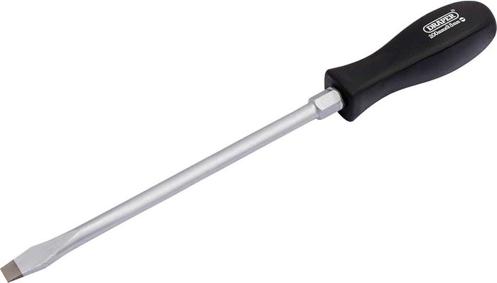 Tooled Up | Draper Draper Expert Mechanics Flared Slotted Screwdriver 9.5mm 200mm Draper Draper Expert Mechanics Flared Slotted Screwdriver 9.5mm 200mm
