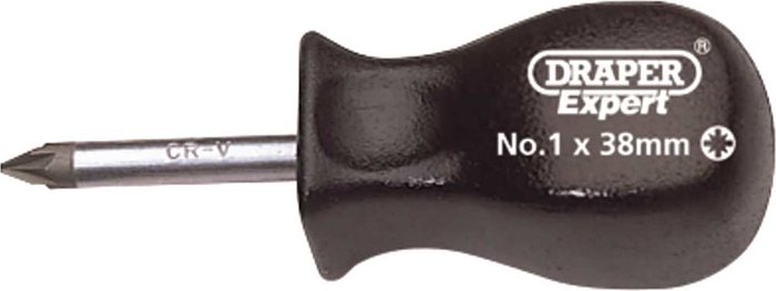 Tooled Up | Draper Draper Mechanics Pozi Screwdriver PZ1 38mm Draper Draper Mechanics Pozi Screwdriver PZ1 38mm