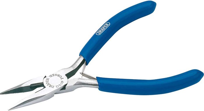 Tooled Up | Draper Draper Spring Loaded Long Nose Pliers 115mm Draper Draper Spring Loaded Long Nose Pliers 115mm