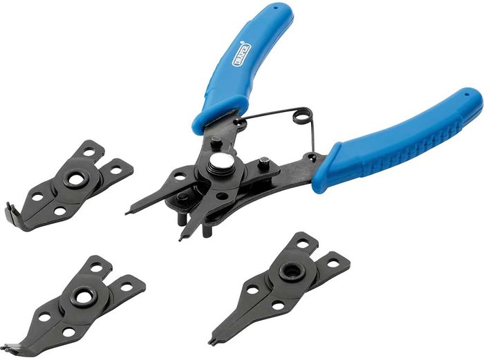 Tooled Up | Draper Draper - 165mm Circlip Pliers Set (5 Piece) (19735) Draper Draper - 165mm Circlip Pliers Set (5 Piece) (19735)