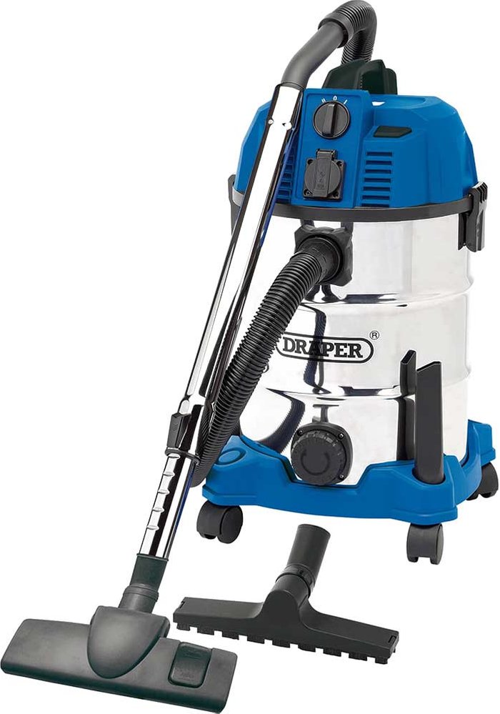 Tooled Up | Draper Draper 30L Wet And Dry Vacuum Cleaner Draper Draper 30L Wet And Dry Vacuum Cleaner