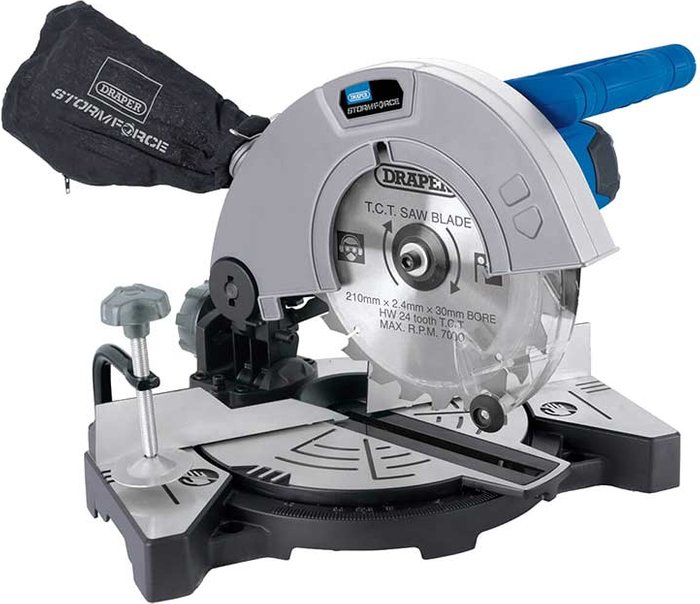 Tooled Up | Draper Draper - 21307 210mm Mitre Saw 1100W 230V Draper Draper - 21307 210mm Mitre Saw 1100W 230V