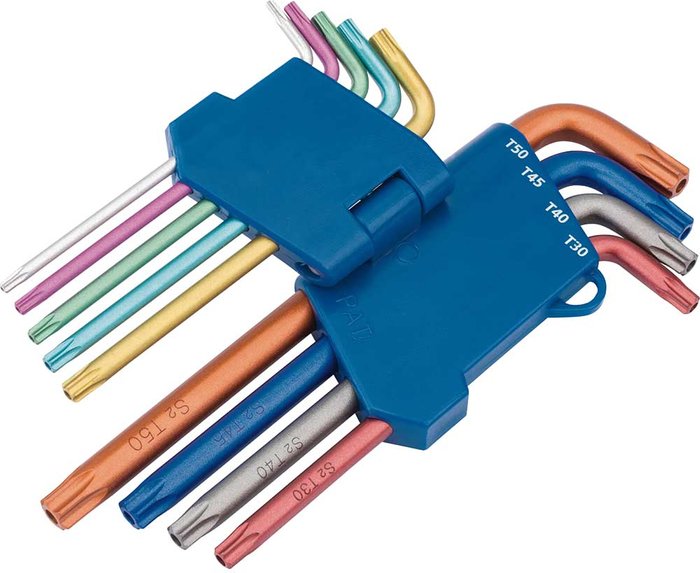 Tooled Up | Draper Draper 9 Piece Colour Coded Security Torx Key Set Draper Draper 9 Piece Colour Coded Security Torx Key Set