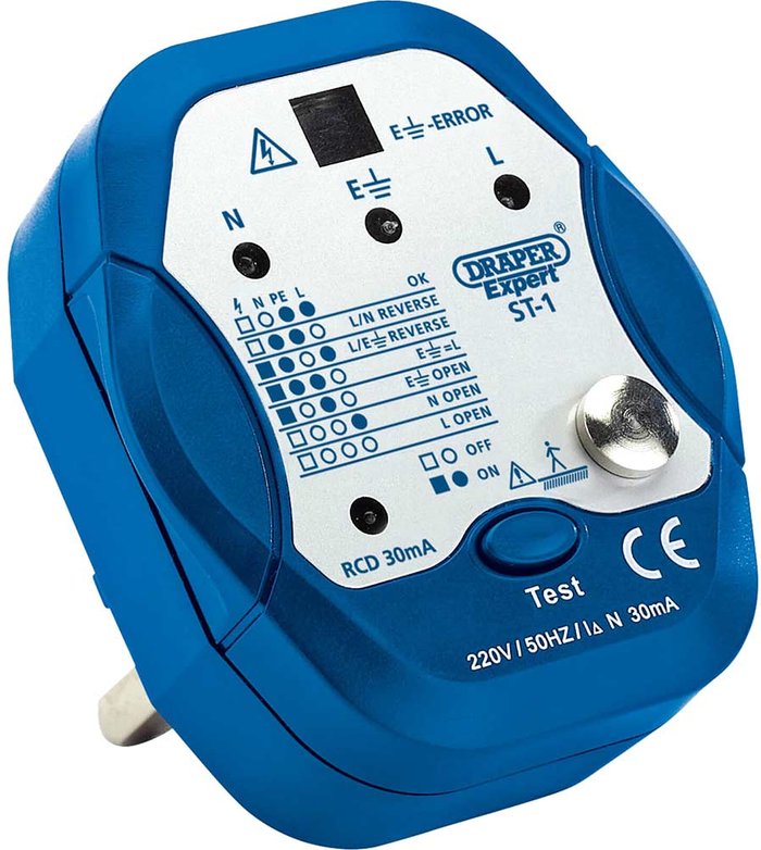 Tooled Up | Draper Draper Expert 13A Plug Socket Tester Draper Draper Expert 13A Plug Socket Tester