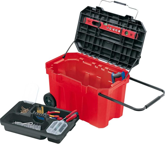 Tooled Up | Draper Draper Expert 740mm Mobile Tool Chest - Red Draper Draper Expert 740mm Mobile Tool Chest - Red