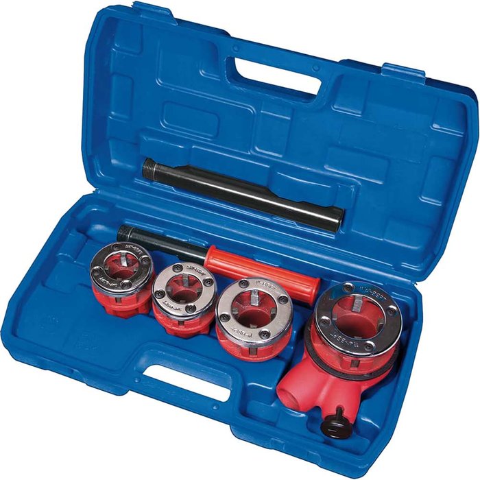 Tooled Up | Draper Draper 7 Piece Ratchet Pipe Threading Repair Kit BSP Draper Draper 7 Piece Ratchet Pipe Threading Repair Kit BSP