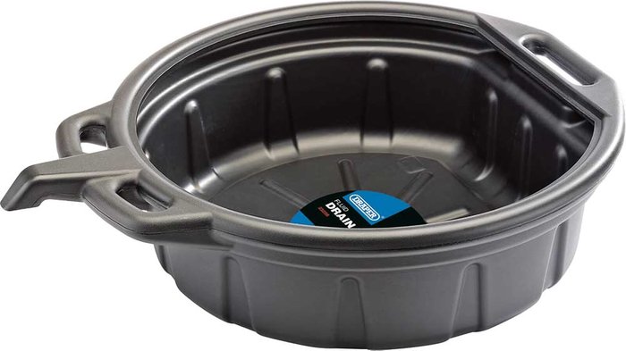 Tooled Up | Draper 16 Litre Fluid Drain Pan - Black Draper 16 Litre Fluid Drain Pan - Black