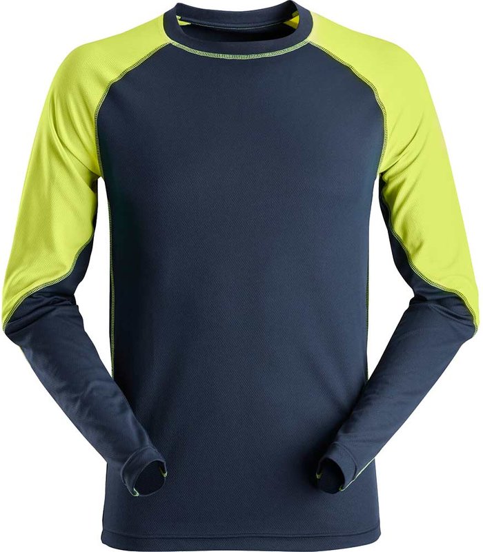 Tooled Up | Snickers Snickers 2405 Neon Long Sleeve T Shirt Navy M Snickers Snickers 2405 Neon Long Sleeve T Shirt Navy M
