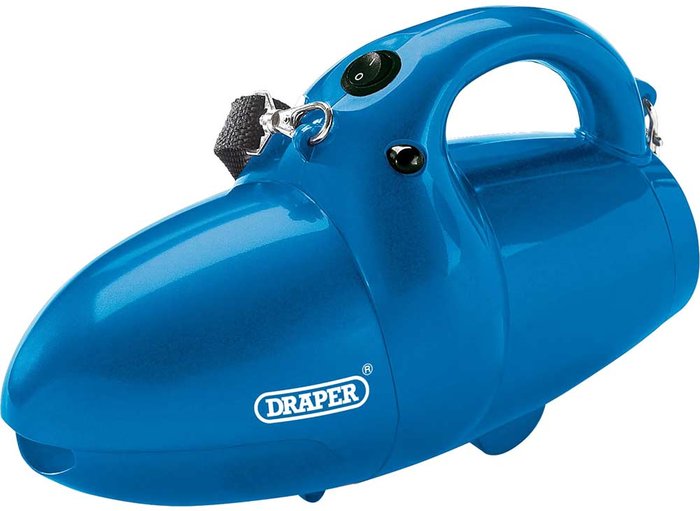 Tooled Up | Draper Draper 230V 600W Hand Held Vacuum Cleaner - Blue Draper Draper 230V 600W Hand Held Vacuum Cleaner - Blue