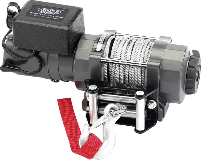 Tooled Up | Draper Draper Expert 1814kg 12V Recovery Winch Draper Draper Expert 1814kg 12V Recovery Winch