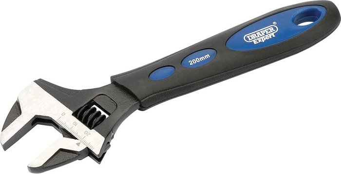 Tooled Up | Draper Draper Expert Adjustable Wrench 200mm Draper Draper Expert Adjustable Wrench 200mm
