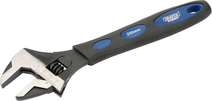 Tooled Up | Draper Draper Expert Adjustable Wrench 250mm Draper Draper Expert Adjustable Wrench 250mm