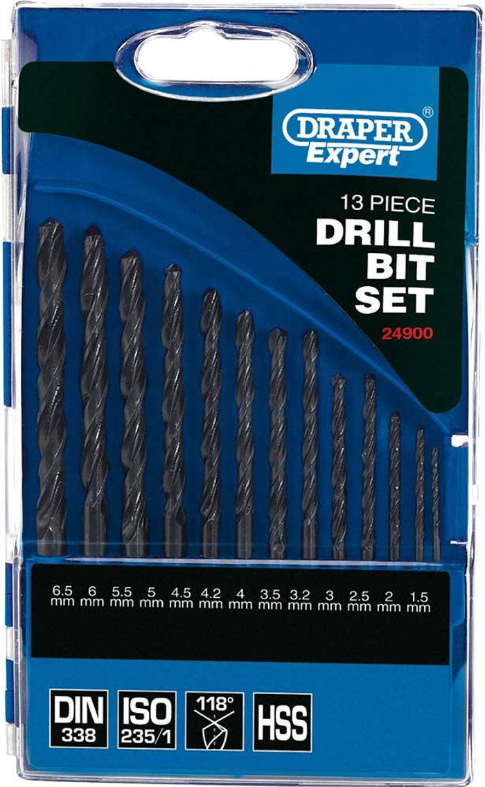 Tooled Up | Draper Draper Expert 13 Piece HSS Drill Bit Set Draper Draper Expert 13 Piece HSS Drill Bit Set