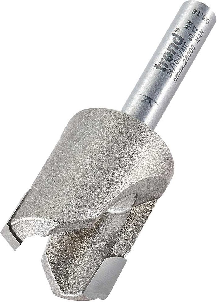 Tooled Up | Trend Trend Router Plug Maker 12mm 16mm 1/4 Trend Trend Router Plug Maker 12mm 16mm 1/4