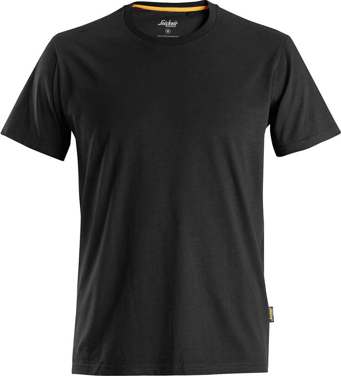 Tooled Up | Snickers Snickers Allround Work Organic Cotton T Shirt Black M Snickers Snickers Allround Work Organic Cotton T Shirt Black M