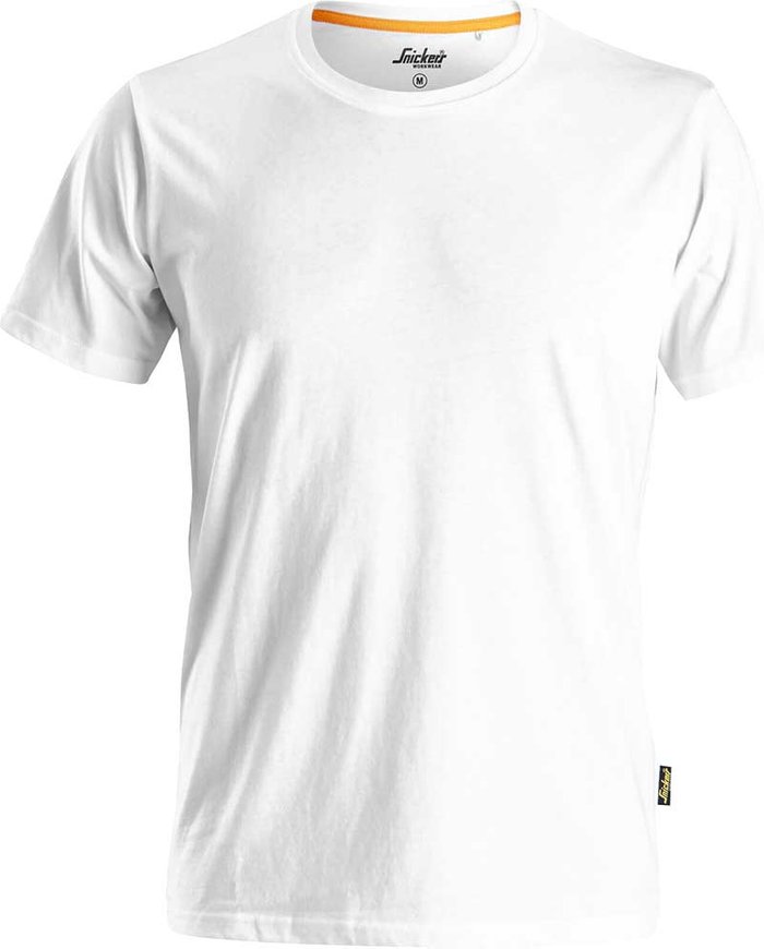 Tooled Up | Snickers Snickers Allround Work Organic Cotton T Shirt White S Snickers Snickers Allround Work Organic Cotton T Shirt White S