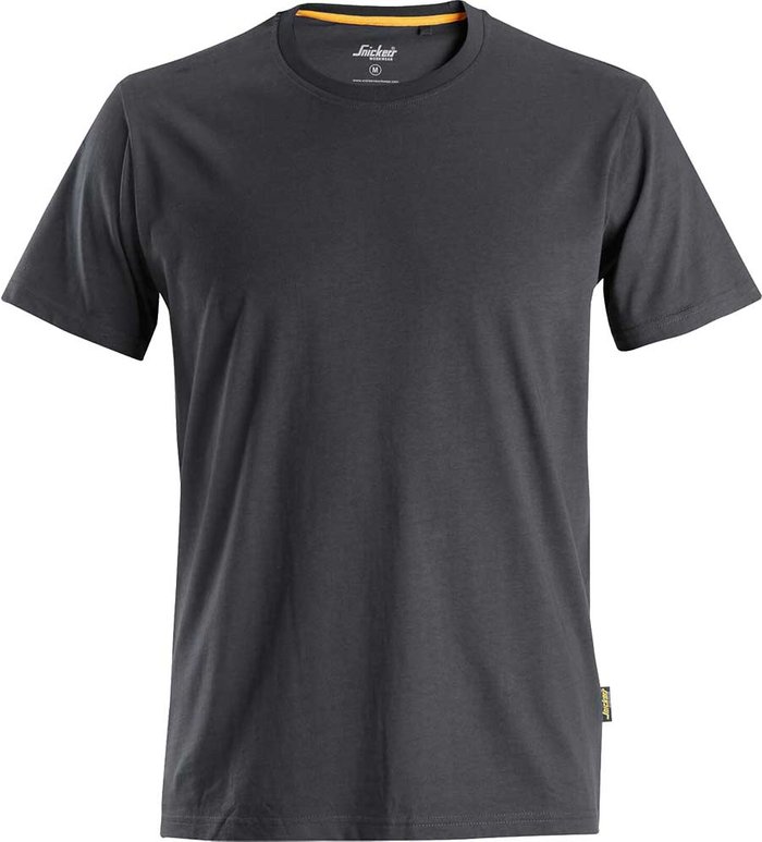 Tooled Up | Snickers Snickers Allround Work Organic Cotton T Shirt Grey XL Snickers Snickers Allround Work Organic Cotton T Shirt Grey XL