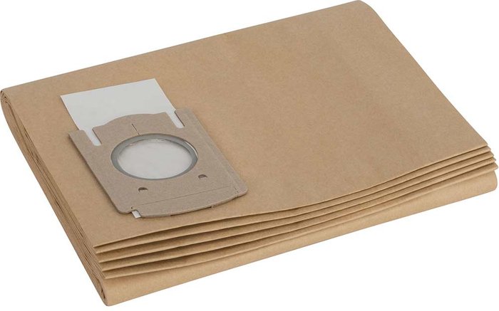 Tooled Up | Bosch Professional Bosch Paper Filter Bags for PAS12-50F Pack of 5 Bosch Professional Bosch Paper Filter Bags for PAS12-50F Pack of 5