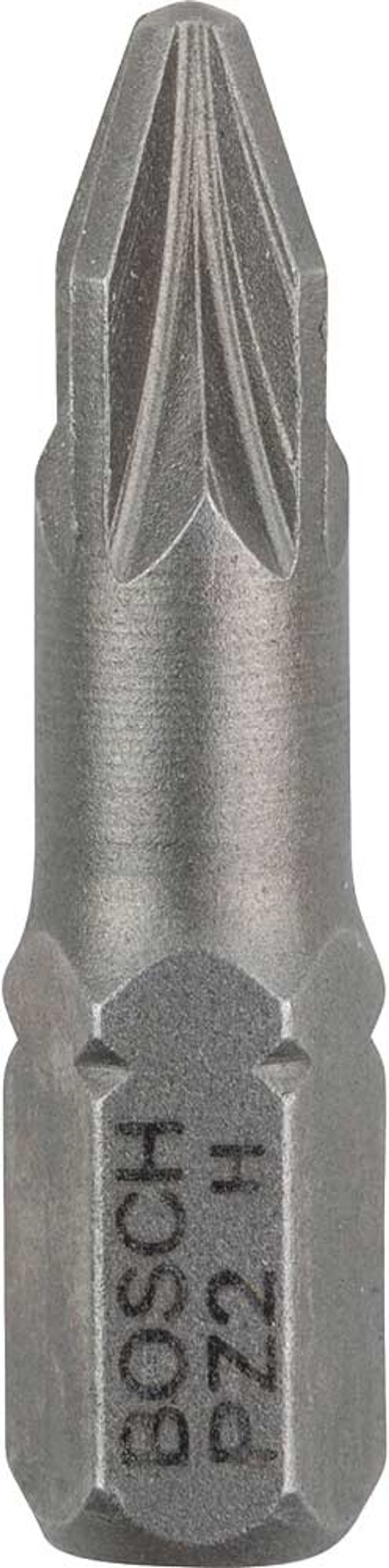 Tooled Up | Bosch Professional Bosch Extra Hard Pozi Screwdriver Bits PZ2 25mm Pack of 3 Bosch Professional Bosch Extra Hard Pozi Screwdriver Bits PZ2 25mm Pack of 3