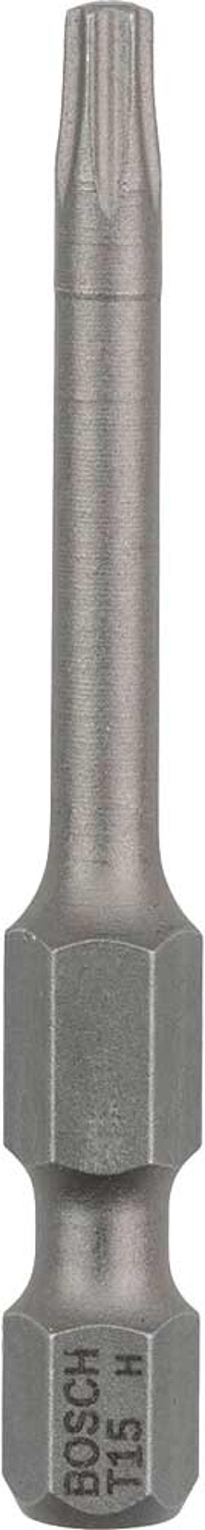 Tooled Up | Bosch Professional Bosch Extra Hard Torx Screwdriver Bit T15 50mm Pack of 1 Bosch Professional Bosch Extra Hard Torx Screwdriver Bit T15 50mm Pack of 1