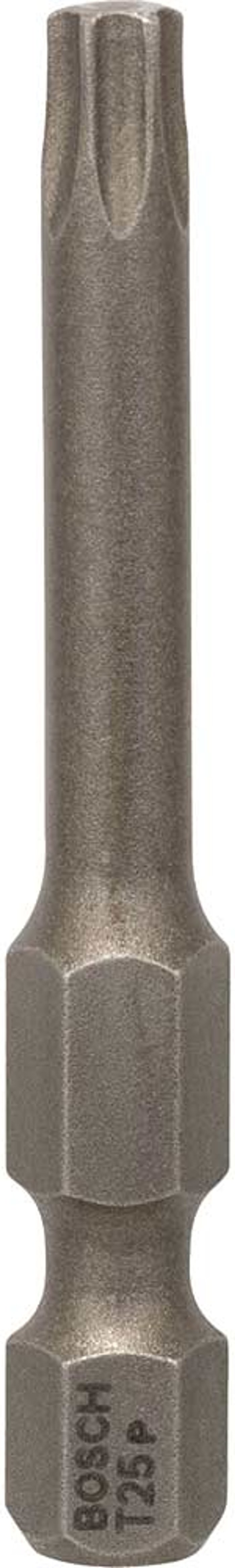 Tooled Up | Bosch Professional Bosch Extra Hard Torx Screwdriver Bit T25 50mm Pack of 1 Bosch Professional Bosch Extra Hard Torx Screwdriver Bit T25 50mm Pack of 1