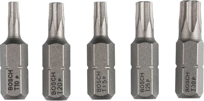 Tooled Up | Bosch Professional Bosch 5 Piece Extra Hard Torx Screwdriver Bit Set Bosch Professional Bosch 5 Piece Extra Hard Torx Screwdriver Bit Set