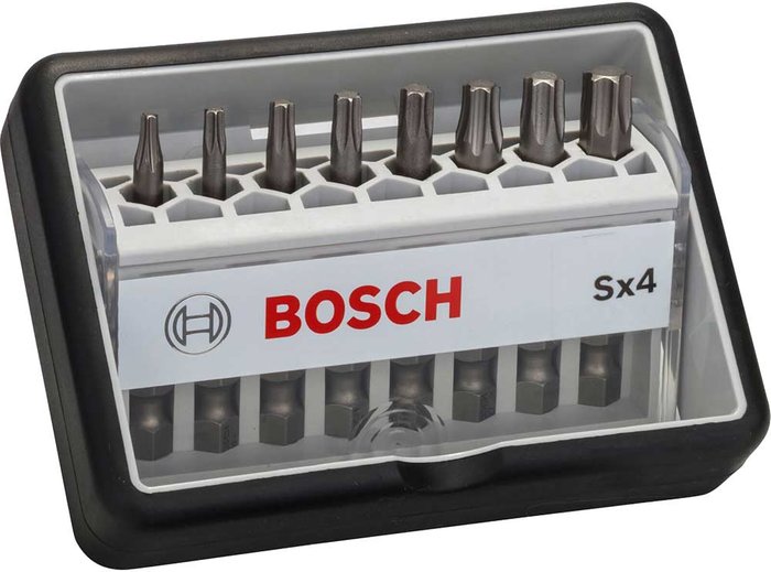 Tooled Up | Bosch Professional Bosch 8 Piece Sx Extra Hard Screwdriver Bit Set Bosch Professional Bosch 8 Piece Sx Extra Hard Screwdriver Bit Set