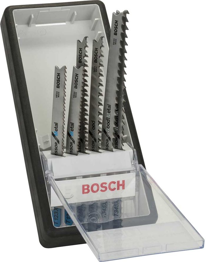 Tooled Up | Bosch Professional Bosch 6 Piece Progressor Jigsaw Blade Set Bosch Professional Bosch 6 Piece Progressor Jigsaw Blade Set