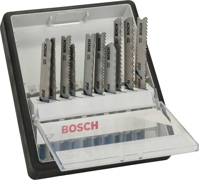 Tooled Up | Bosch Professional Bosch 10 Piece Metal Cutting Jigsaw Blade Set Bosch Professional Bosch 10 Piece Metal Cutting Jigsaw Blade Set