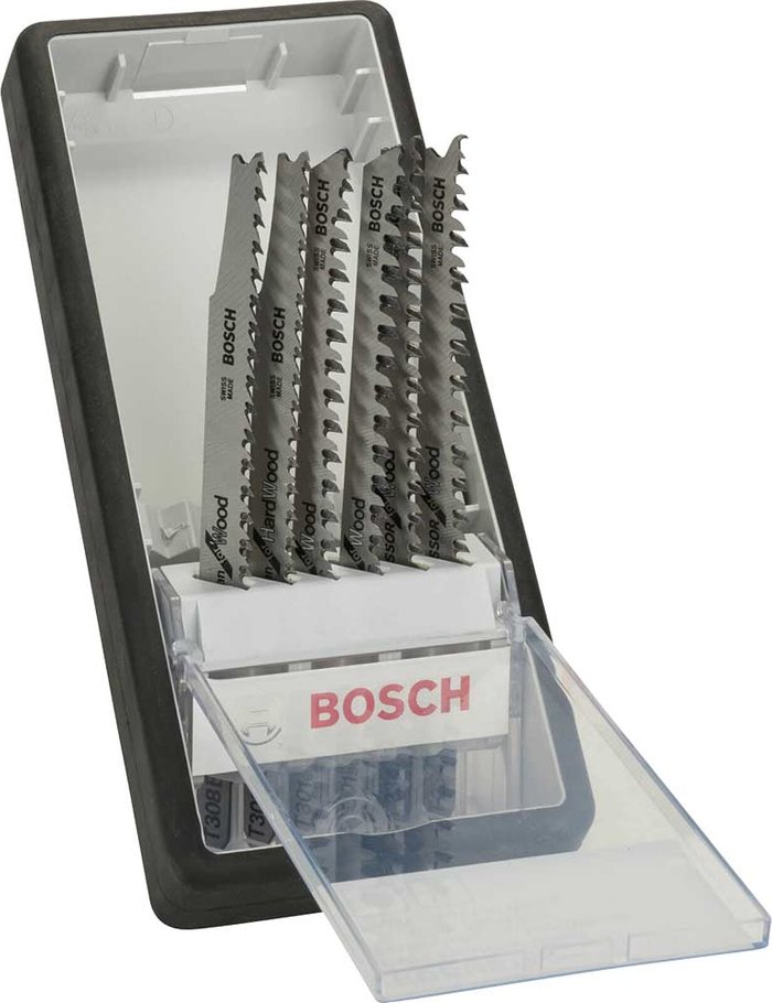 Tooled Up | Bosch Professional Bosch 6 Piece Wood Cutting Jigsaw Blade Set Bosch Professional Bosch 6 Piece Wood Cutting Jigsaw Blade Set