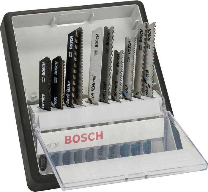 Tooled Up | Bosch Professional Bosch 10 Piece Jigsaw Blade Set Bosch Professional Bosch 10 Piece Jigsaw Blade Set
