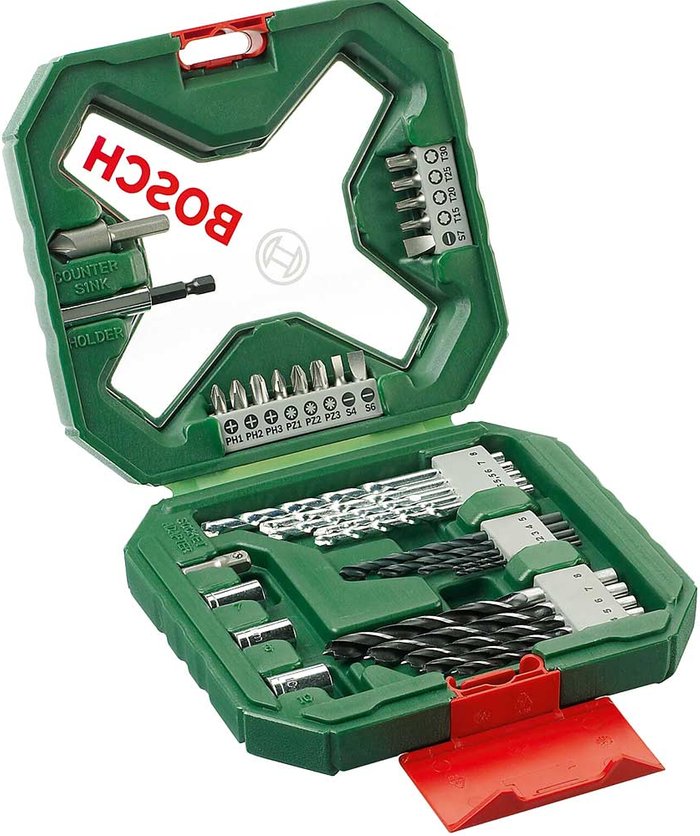 Tooled Up | Bosch 2607010608 34 Piece X-Line Classic Drill Driving & Screwdriver Bit Set - Bosch Bosch 2607010608 34 Piece X-Line Classic Drill Driving & Screwdriver Bit Set - Bosch